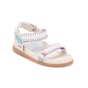 DOLCE VITA Ivory Multi Leather Senora Sandals